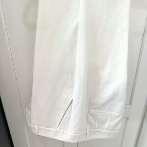 White House Black Market Ivory Tailored Pants Size 12 Quiet Luxury Capsule Wardr